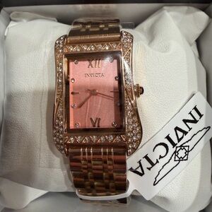 Invicta Women's Pink and Rose Gold Watch